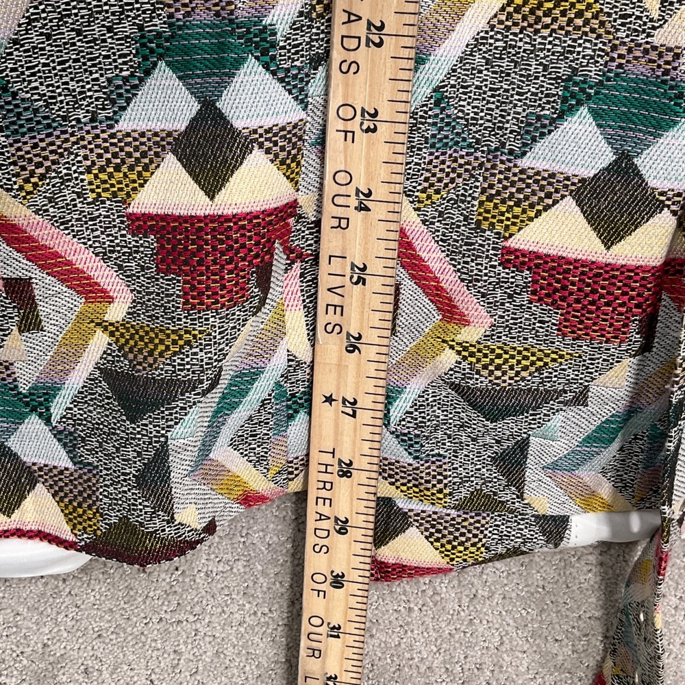 Multicolor Geometric Men's Blazer - Picture 10 of 11